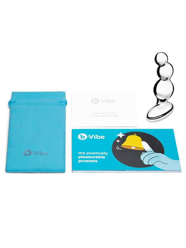 Stainless Steel Anal Beads B-Vibe
