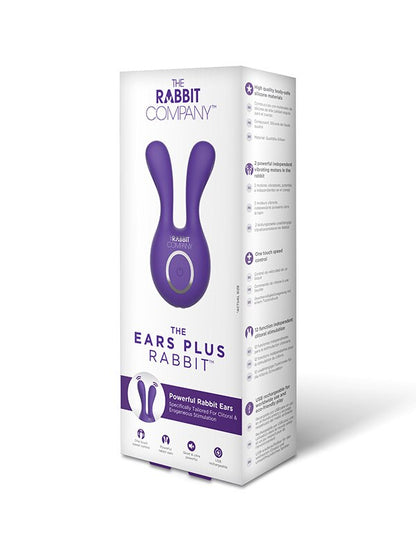 The Ears Plus Rabbit Purple The Rabbit Company
