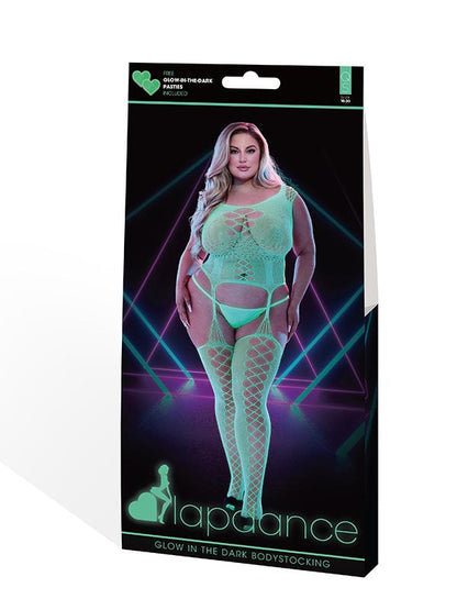Lapdance Glow In The Dark Fishnet Keyhole Bodystocking Q Lapdance Lingerie