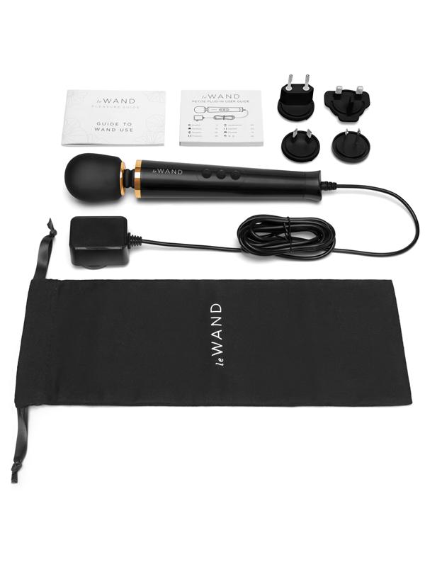 Le Wand Powerful Petite Plug-In Black Le Wand