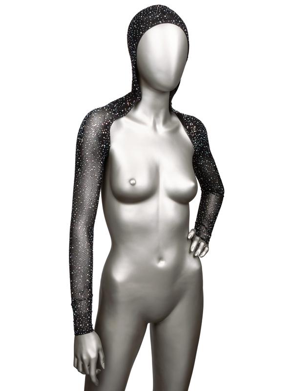 Radiance Plus Size Hooded Shoulder Shrug CalExotics