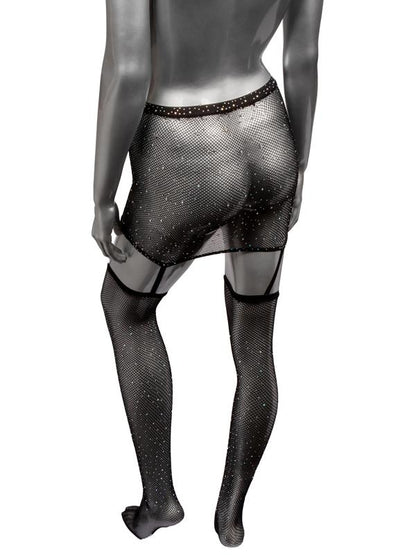 Radiance One Piece Plus Size Garter Skirt With Thigh Highs