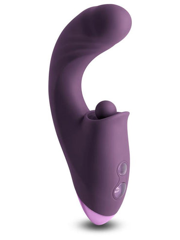 INYA Caprice - Purple - Purple 17.7 cm USB Rechargeable Vibrator with Clitoral Thumper NS Novelties