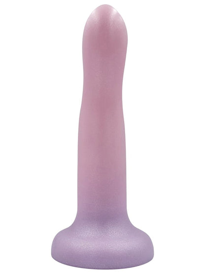 Pleasures by Playful 6 inch Dong - Pink to Purple Playful