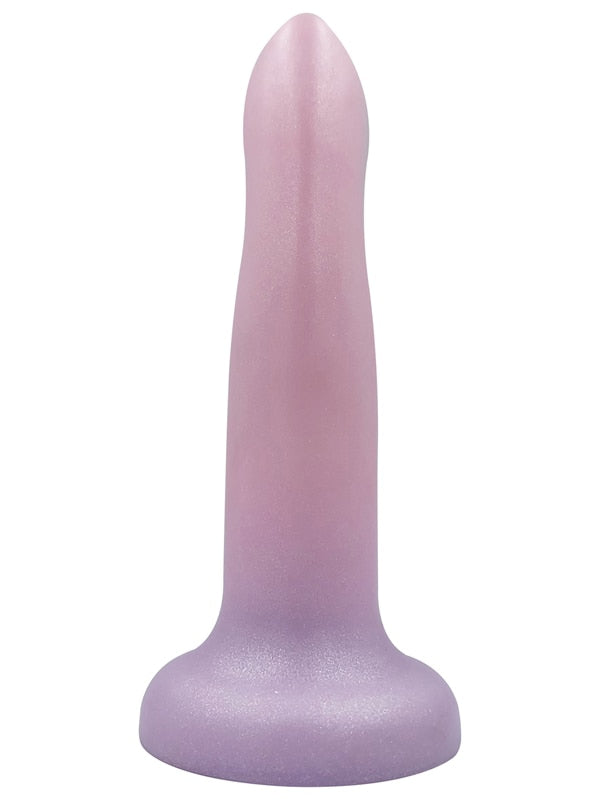 Pleasures by Playful 6 inch Dong - Pink to Purple Playful