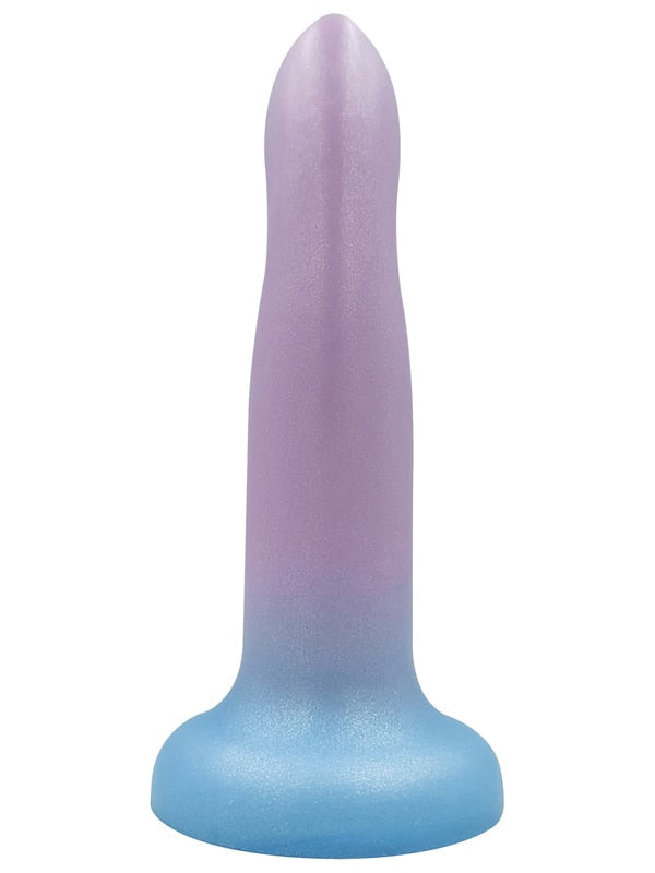 Pleasures by Playful 6 inch Dong - Purple to Blue Playful