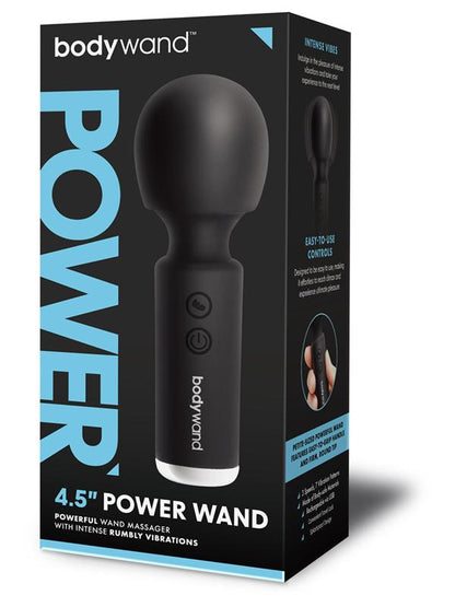 Bodywand 4.5'' Power Wand - Black 11.4 cm USB Rechargeable Massager Wand Bodywand