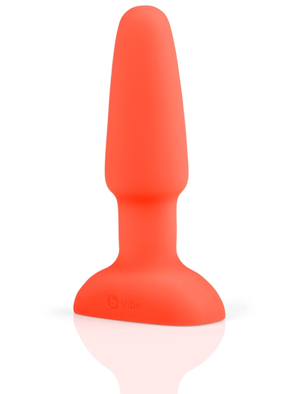 b-Vibe USB Rechargeable Rimming 2 Plug Orange B-Vibe