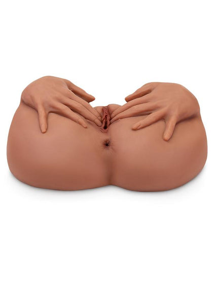 PDX Plus Spread My Tight Pussy - Brown - Brown Mega Masturbator Pipedream