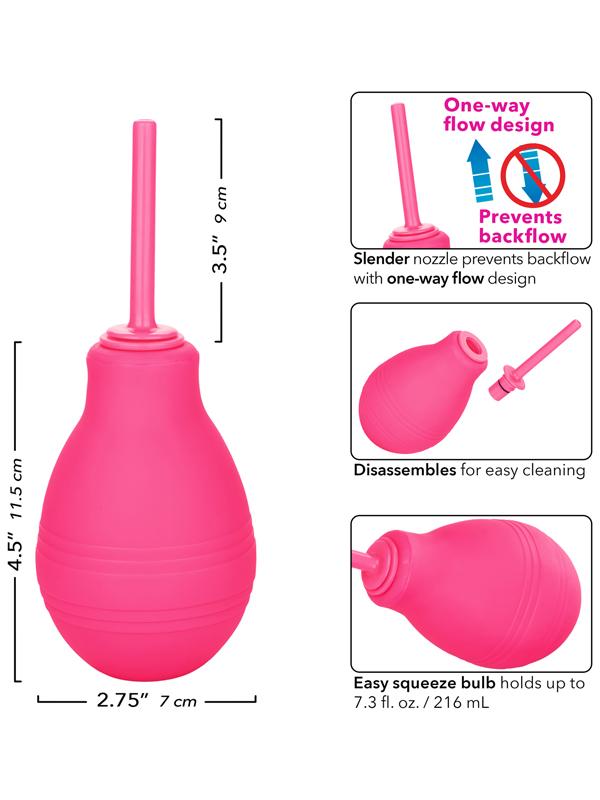 Cheeky One-Way Flow Douche - Pink CalExotics