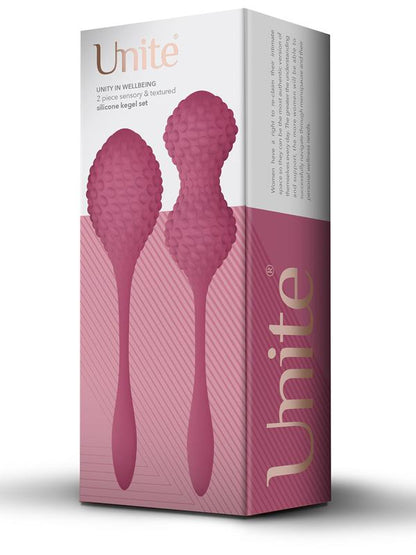 Unite Wellbeing 2 Piece Sensory Silicone Kegel Set Rocks Off