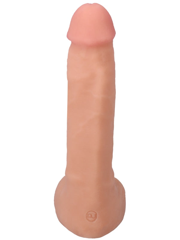 The Realistic Cock - Squirting Cock - With Removable Vac-U-Lock Suction Cup - ULTRASKYN - 9.5 Inch (with balls) Vanilla Vac U Lock
