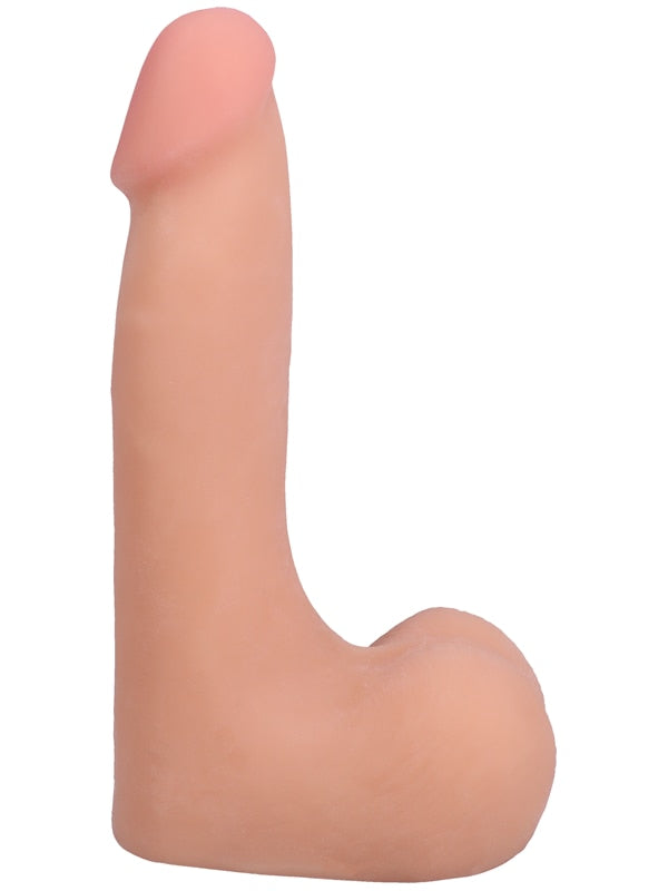 The Realistic Cock - With Removable Vac-U-Lock Suction Cup - ULTRASKYN - 7 Inch (with balls) Vanilla Vac U Lock