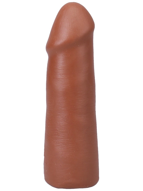 The Realistic Cock - With Removable Vac-U-Lock Suction Cup - ULTRASKYN - 5 Inch Caramel Vac U Lock
