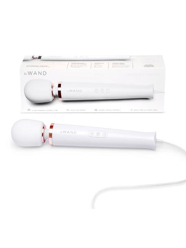 Le Wand Plug-in Vibrating Massager White Le Wand