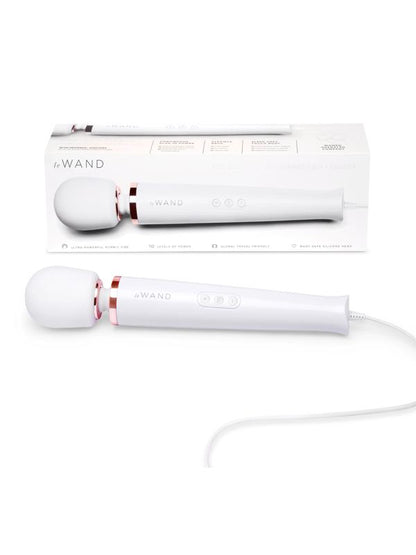 Le Wand Plug-in Vibrating Massager White Le Wand