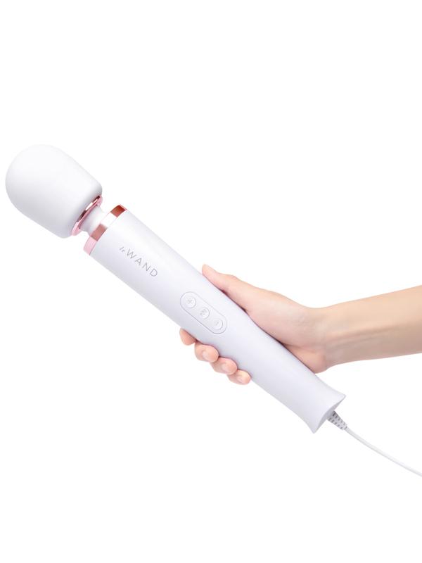 Le Wand Plug-in Vibrating Massager White Le Wand