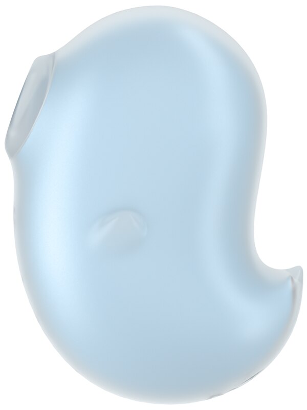 Satisfyer Cutie Ghost - Blue - Blue USB Rechargeable Air Pulse Stimulator Satisfyer