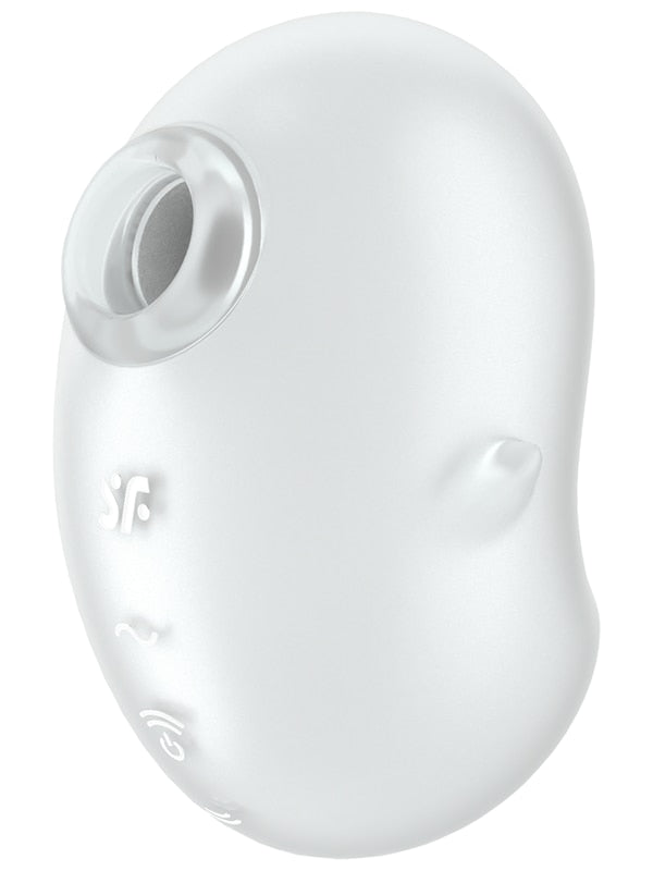 Satisfyer Cutie Ghost - White - White USB Rechargeable Air Pulse Stimulator Satisfyer
