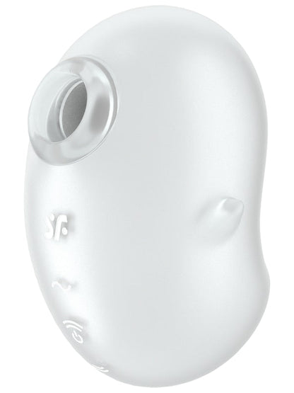 Satisfyer Cutie Ghost - White - White USB Rechargeable Air Pulse Stimulator Satisfyer