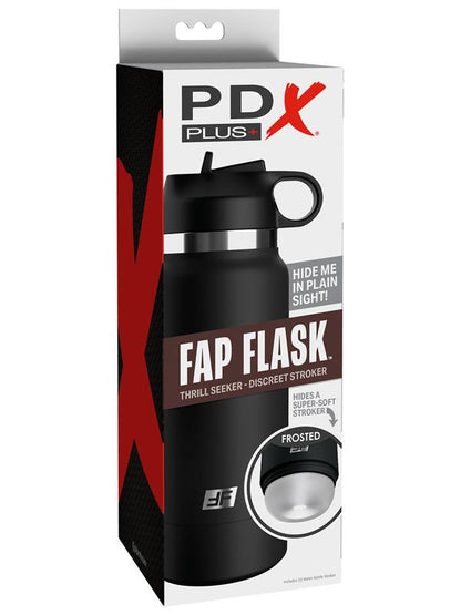 PDX Plus Fap Flask - Thrill Seeker - Frosted Discreet Stroker Pipedream