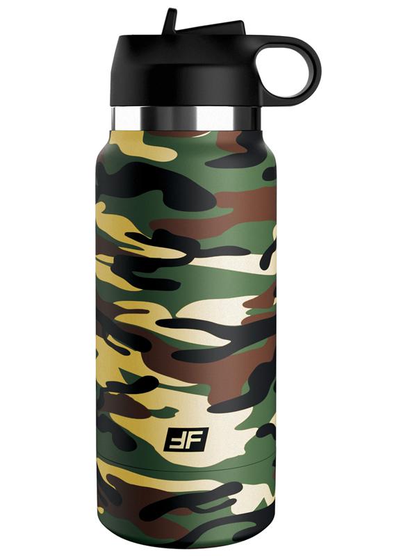 PDX Plus Fap Flask Happy Camper Discreet Stroker Camo Bottle Frosted PDX Brands