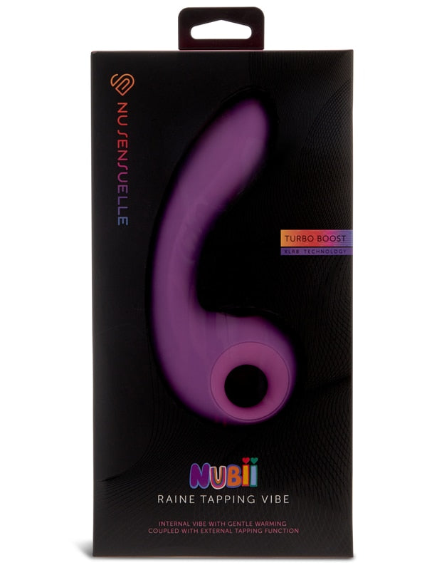 Nu Sensuelle Raine Nubii G-Spot Vibe with Tapper Purple NU Sensuelle