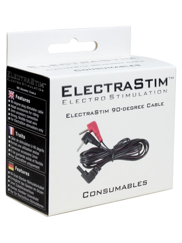 Electrastim Spare/Replacement Cable with 90 Degree Plugs Electrastim