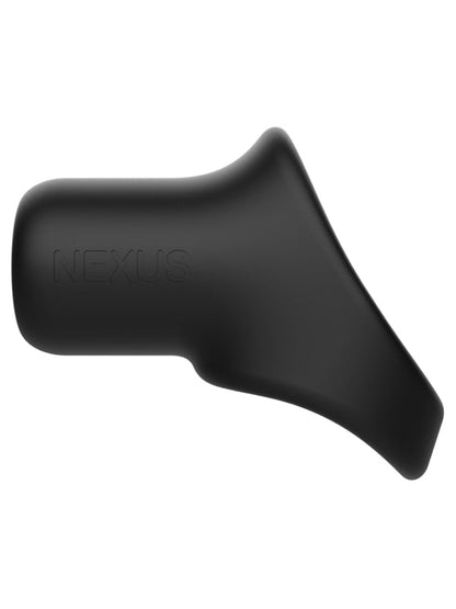 Nexus Rise Liquid Silicone Cock and Ball Sling Black Nexus