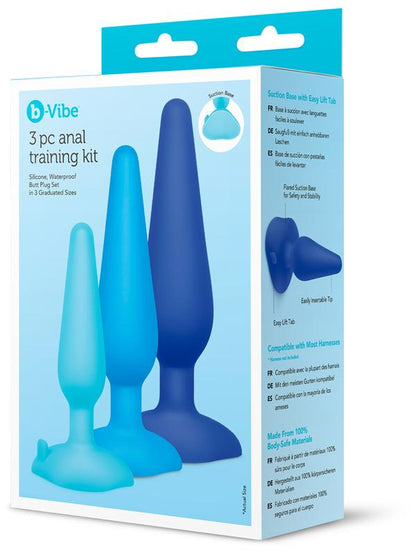 b-Vibe 3 Pc Anal Training Kit B-Vibe