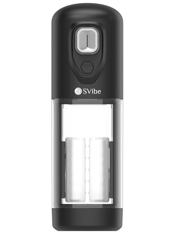 SVibe Ikon Volt Masturbator Transparent Black SVibe