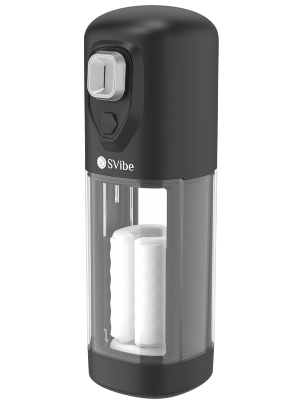 SVibe Ikon Volt Masturbator Transparent Black SVibe