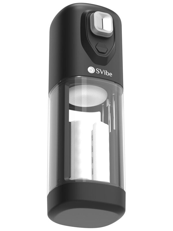 SVibe Ikon Volt Masturbator Transparent Black SVibe