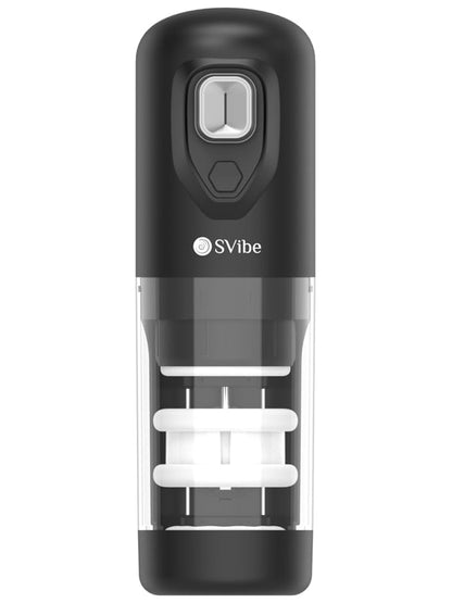 SVibe Ikon Spark Masturbator Transparent Black SVibe