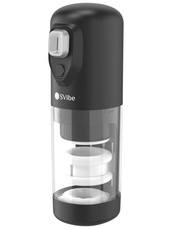 SVibe Ikon Spark Masturbator Transparent Black SVibe