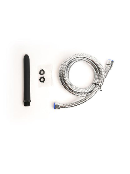Sport Fucker Hydro Shot Travel Kit - Black 15 cm Clearning Nozzle with 1.8m Flex Hose Connection Sport Fucker