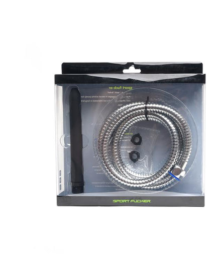 Sport Fucker Hydro Shot Travel Kit - Black 15 cm Clearning Nozzle with 1.8m Flex Hose Connection Sport Fucker