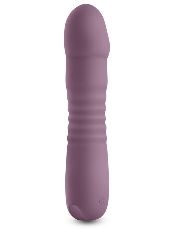 Lust-n-Dreams - Poise - Mauve - Purple 17.3 cm USB Rechargeable Thrusting Vibrator NS Novelties