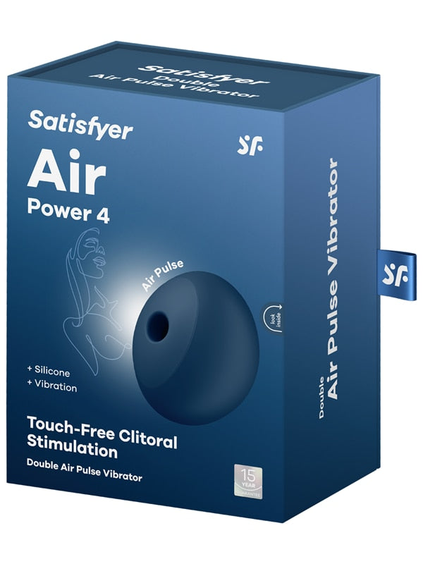 Satisfyer Air Power 4 - Navy USB Rechargeable Air Pulse Stimulator Satisfyer