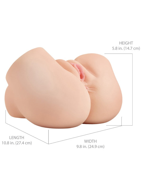 PDX Elite Back That Ass Up - Flesh - Flesh USB Rechargeable Auto Mega Masturbator Pipedream