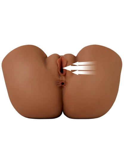 PDX Elite Back That Ass Up - Brown - Brown USB Rechargeable Auto Mega Masturbator Pipedream