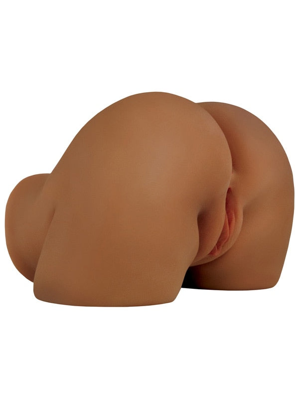 PDX Elite Shake That Ass - Brown - Brown USB Rechargeable Vibrating Mega Masturbator Pipedream