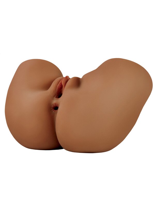 PDX Elite Shake That Ass - Brown - Brown USB Rechargeable Vibrating Mega Masturbator Pipedream