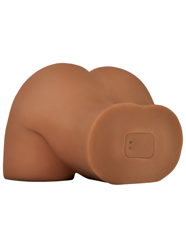 PDX Elite Shake That Ass - Brown - Brown USB Rechargeable Vibrating Mega Masturbator Pipedream