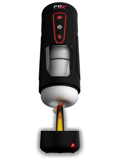 PDX Elite Milk Me Hotter - USB Rechargeable Thrusting Heating & Vibrating Auto Stroker Pipedream