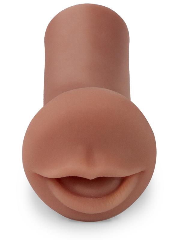 Pipedream Extreme Toyz Coed Cocksucker - Brown - Brown Mouth Stroker Pipedream