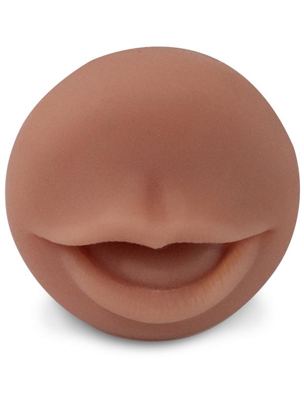 Pipedream Extreme Toyz Coed Cocksucker - Brown - Brown Mouth Stroker Pipedream