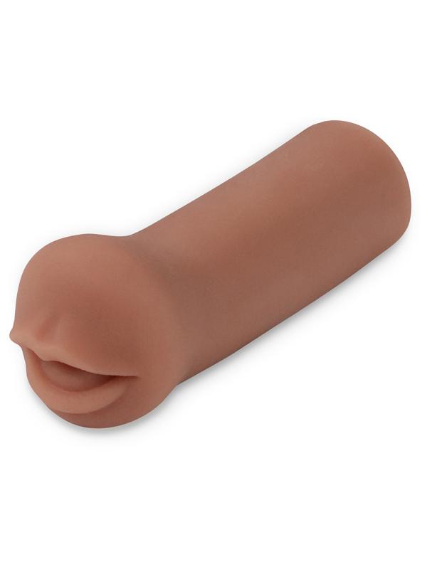 Pipedream Extreme Toyz Coed Cocksucker - Brown - Brown Mouth Stroker Pipedream