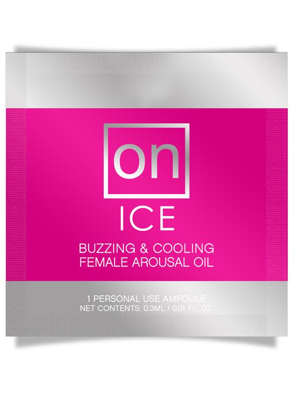 On Ice Arousal Oil Single Use Ampoule Packet Sensuva