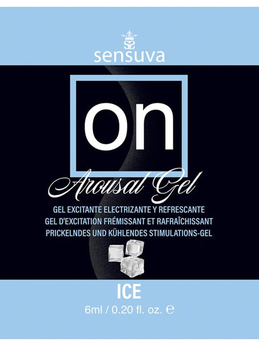 On Ice Arousal Gel 6 ml. Single-Use Packet Sensuva